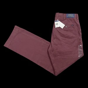 Pantalones Chinos Polo Ralph Lauren Hombre 36x34 Púrpura Calce Clásico Rectos NUEVOS CON ETIQUETA - Imagen 1 de 15
