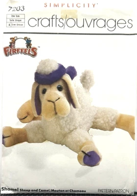 Simplicity Crafts Pattern #7203 - Shamel Combination Sheep & Camel (One Size) - Image 1 of 2