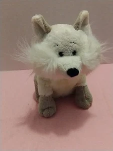 Ganz White Winter Fox 7" Stuffed Animal Plush Toy HX11375 No Code No Santa Hat - Picture 1 of 5