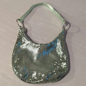 Green Chainmail Shoulder Bag - Picture 1 of 4