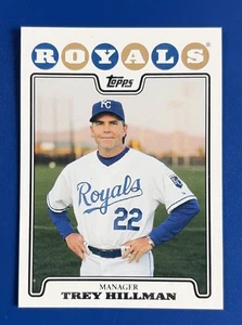2008 Topps Béisbol Trey Hillman Kansas City Royals #623 - Imagen 1 de 2