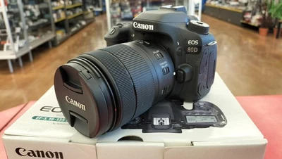 Kit de lentes Canon EOS 80D DSLR 383248 - Imagem 1 de 4