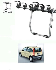 PORTABICI POSTERIORE 3 BICI PER FIAT PANDA ANNO 2007 BICI UOMO DONNA MB - Imagen 1 de 6