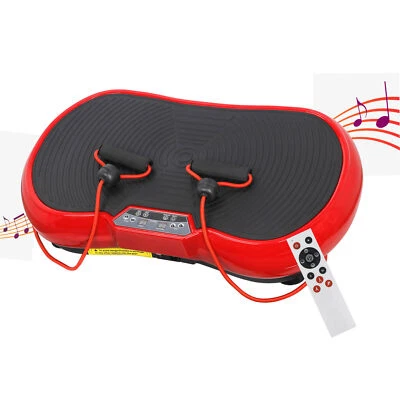 Vibration Plate Exercise Machine Vibration Platform Machine W/Bluetooth Red - Image 1 of 4