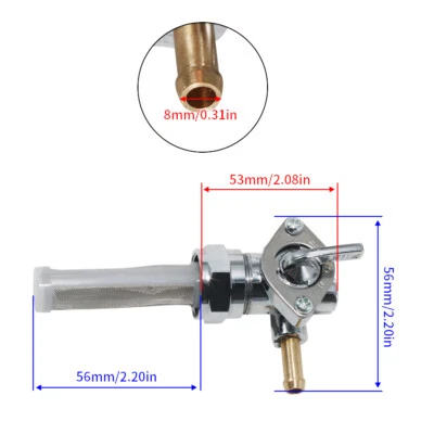 Fuel Petcock Switch Valve for Harley-Davidson Sportster 883 1000 1200 62169-81 - Image 1 of 4