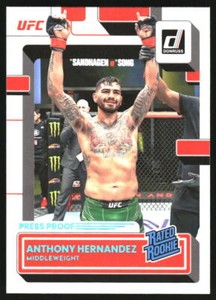 2023 Donruss UFC Press Proof Teal #211 Anthony Hernandez RR