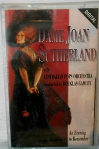 DAME JOAN SUTHERLAND An Evening To Remember DIGITAL CASSETTE Australian Pops Orc - Picture 1 of 3