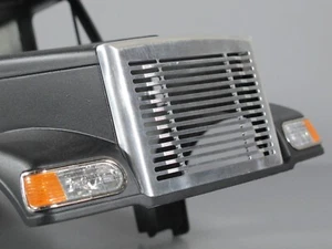 New Aluminum Front Face Grill Cover Plate Tamiya R/C Toy 1/14 Knight Hauler Semi - Picture 1 of 9