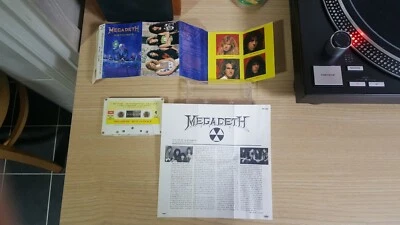 Megadeth - Rust In Peace 1993 Korea 2nd Cassette Tape 10 Tracks Rare Insert - Image 1 of 4