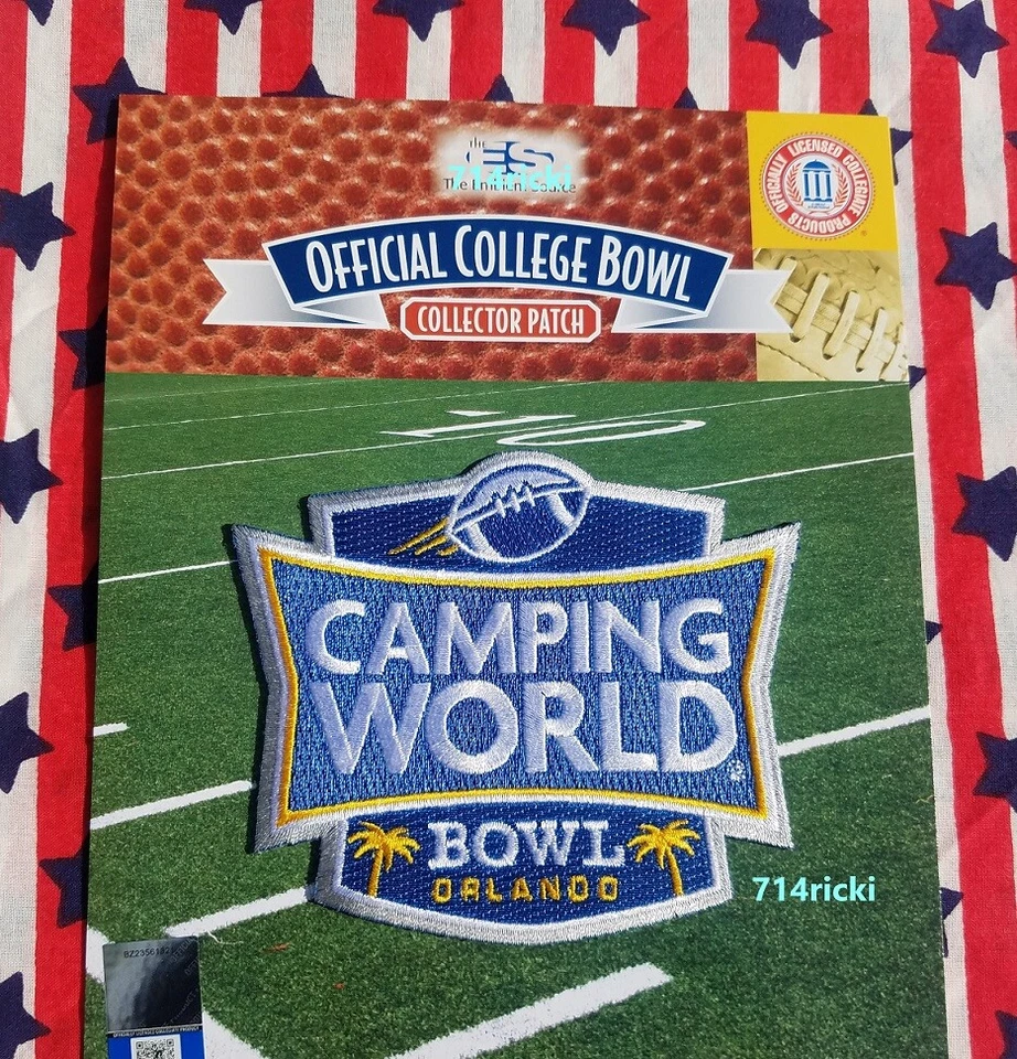 2019 Camping World Bowl Collector Patch Notre Dame Irish vs Iowa State Cyclones - Image 1 of 1