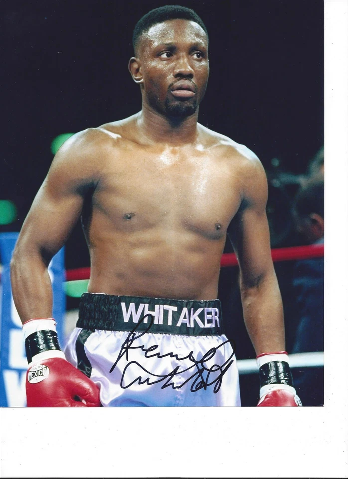 Pernell Whitaker Signed 8x10 Photo JSA COA - Image 1 of 1