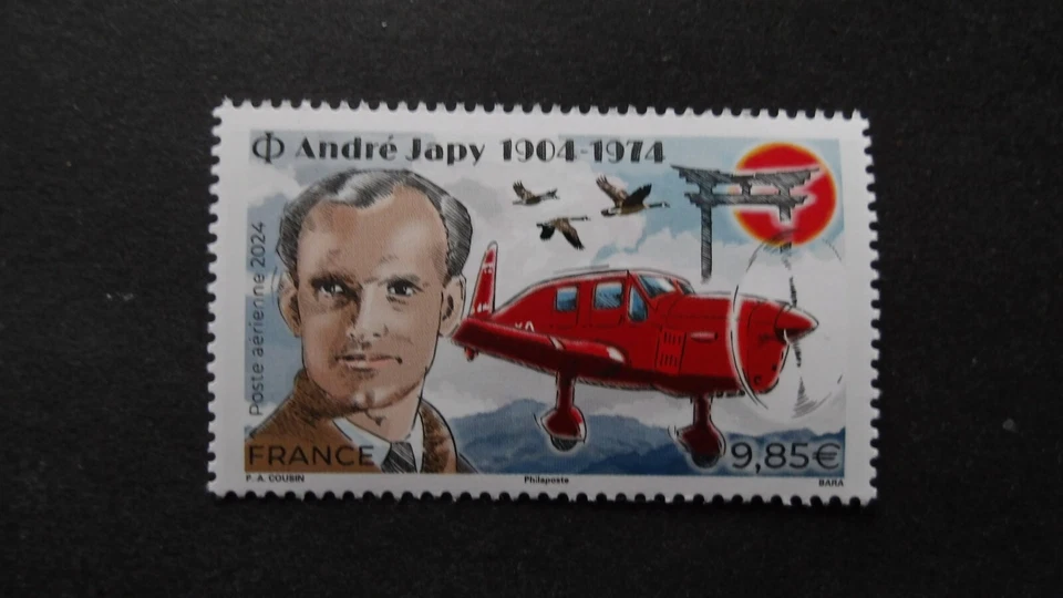 POSTE AERIENNE - PA  FRANCE 2024 :  André JAPY NEUFS** LUXE. - Photo 1/1