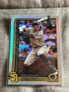 62540 2025 Topps Serie 2 RC Lámina Arco Iris Brandon Lockridge San Diego Padres - Imagen 1 de 1