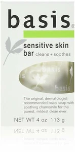 Basis Sensitive Skin Bar Soap, 4 oz, 1 Each - Picture 1 of 1