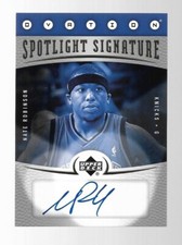 2006-07 Upper Deck Ovation Spotlight Signature Nate Robinson  Auto 