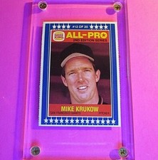 1987 Burger King MSA, All-Pro 2nd Series #12 Mike Krukow Giants Rare