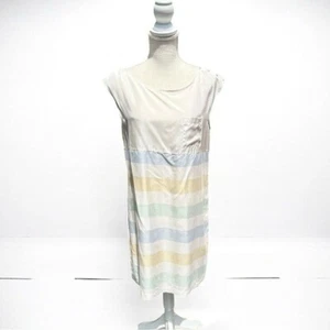 🌻Anthopologie O'dille Silk Colorblock Shirt Shift Dress | Size 8. - Picture 1 of 8