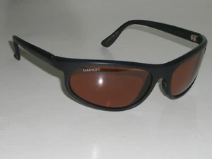 SERENGETI SUMMIT 5602 61[]16 120 ROSE TONE CRYSTAL BLACK SPORT WRAP SUNGLASSES - Picture 1 of 9