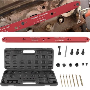 71400 Manifold Drill Template For GM/Chevy LSIII 4.8L, 5.3L & 6.0L Motors 99-07 - Picture 1 of 10