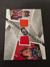 2008-09 UD SPX PETER FORSBERG NICKLAS BACKSTROM  WINNING COMBOS JERSEY