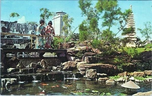 Postal de restaurante flotante de hotel Pagoda Hawái sin publicar - Imagen 1 de 2