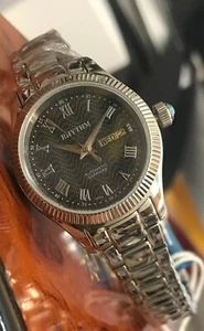 Women's Watch Automatic Sapphire for Camphor Day-Date Solid Stainless Steel 27mm - Picture 1 of 5