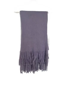 NWT Lavender Soft Fringed Scarf Wrap Pashmina Steve Madden - Picture 1 of 4