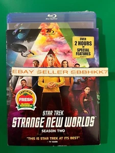 Star Trek: Strange New Worlds: Season Two (2) Blu-Ray & Slipcover AUTHENTIC READ - Picture 1 of 2