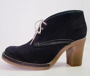 Gabriella Rocha Women's Black Suede Lace Up Pumps Ankle Bootie! Mexico Size 9 M - Picture 1 of 7