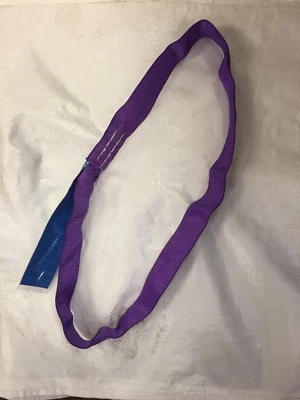 LIFTKING 2 off (1 pair) 1 Ton x 1.5m EWL (3 mtr circ) round sling / Lifting strap