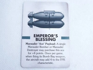 GW WHITE DWARF EXCLUSIVE AERONAUTIC IMPERIALIS EMPERORS BLESSING CARD. BROWN 711 - Picture 1 of 1