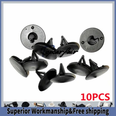 Retenedor de aislamiento de capó 10 piezas apto para Ford #386553-S #0999588 negro Foto 1 de 4