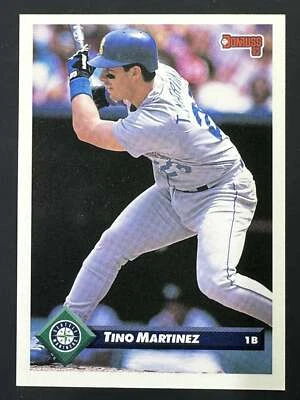 1993 Donruss Baseball Tino Martinez Mariners Base Card Series 1 217 - Image 1 of 3