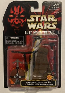 Juego de Accesorios Star Wars Naboo' para 3,75" The Phantom Menace TOTALMENTE NUEVO B61 - Imagen 1 de 4