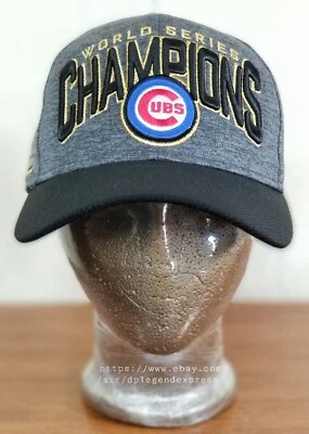 Cubs Chicago 2016 Serie Mundial Campeones New Era 39Thirty Adulto Gorra Gorra Flex Foto 1 de 4