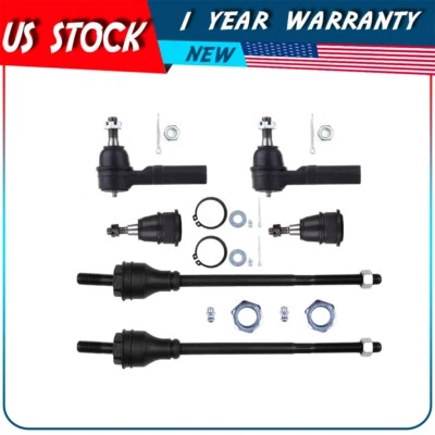 For 2003-2019 Chevrolet Express 3500 2500 3500 6Pcs Ball Joints Steering Tie Rod - Image 1 of 4