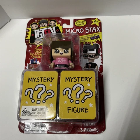 FGTeeV Micro Stax  "Lexi" And 2 Mystery Figures - Collect Them All! *ship/poly* Cover