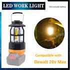 Pour Dewalt rétro DEL portable lumière de travail rechargeable tente de camping lanterne lumineuse