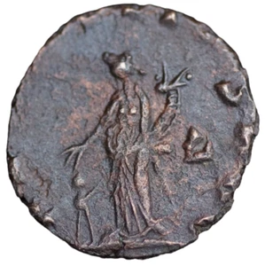 Antike römische Münze. Cornelia Salonina (? -268 AD) max 16 mm. A731 - Bild 1 von 2