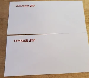 TWO UNUSED ENVELOPES FROM THE CONCORDE SUPERSONIC TRANSPORT: VG - Picture 1 of 2