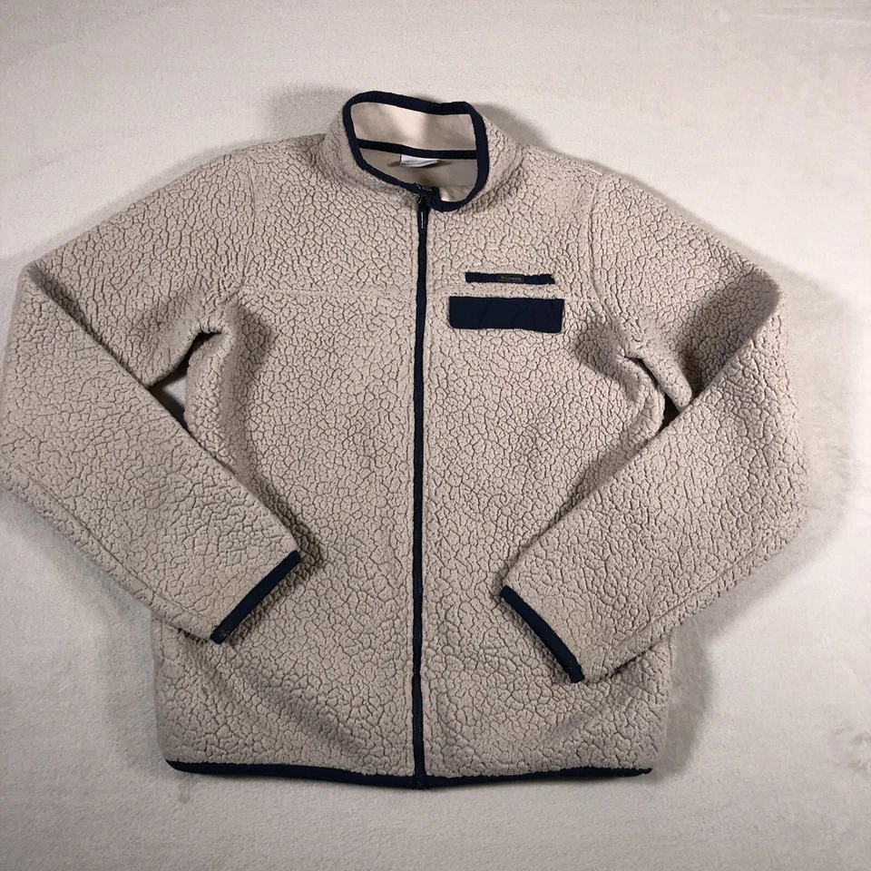 Columbia Mountain Sweater Girls XL Brown Outdoors Fleece Full Zip Pockets B2 - Image 1 of 4