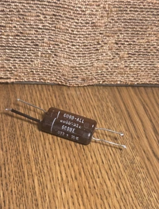 .022 uf 400v Pair Test .021 -.022 Good All 600UE Tube Guitar Tone Cap Long Lead - Picture 1 of 10