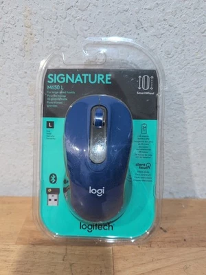 Logitech SIgnature M650 L Wireless Mouse - Blue - Image 1 of 4
