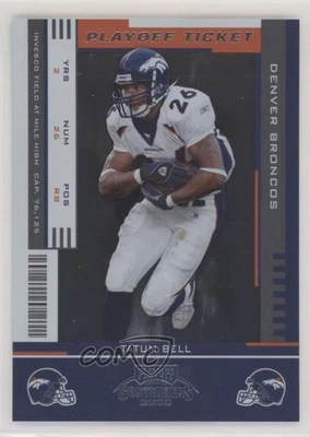 2005 Playoff Contenders Playoff Ticket /199 Tatum Bell #32 - Image 1 of 2