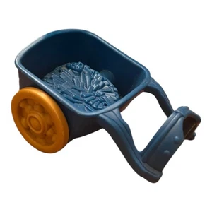 Fisher Price Little People Blue Nativity Farm Hay Donkey Wagon Cart #2 - Picture 1 of 2