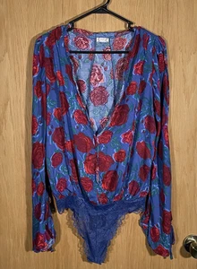Free People Intimate Everything's Rosy Body Glockenärmel romantisch sexy XS - Bild 1 von 7
