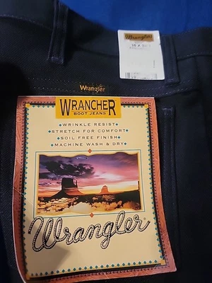 WRANCHER WRANGLER DARK NAVY 35×34 REGULAR - Image 1 of 4
