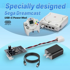 SEGA Dreamcast Type C Power Supply Kit - All Models - Universal - No Soldering