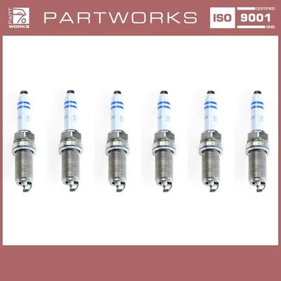 6x Zündkerze für PORSCHE Cayenne 92A 3.6 S GTS Macan 970 turbo BOSCH - Image 1 of 4