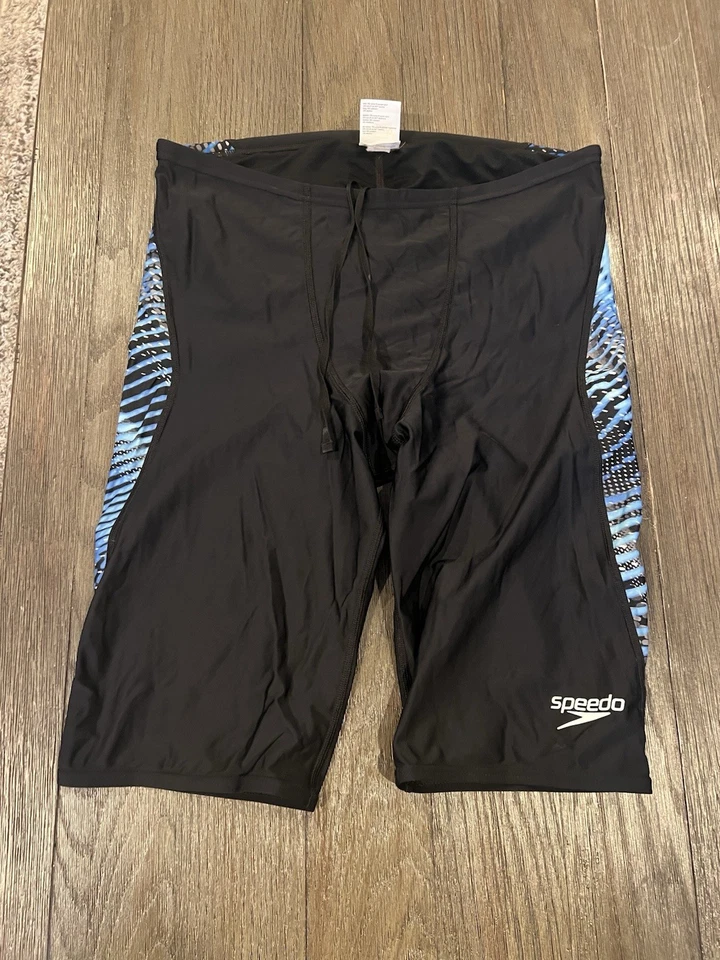 Мужские Speedo питания блестящий спандекс джеммеры сжатия шорты купальник 36 - Изображение 1 из 1